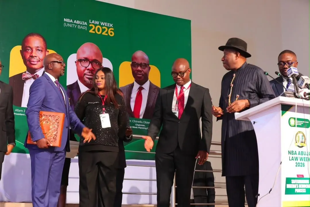 On stage at the NBA Abuja (Unity Bar) Law Week 2026
